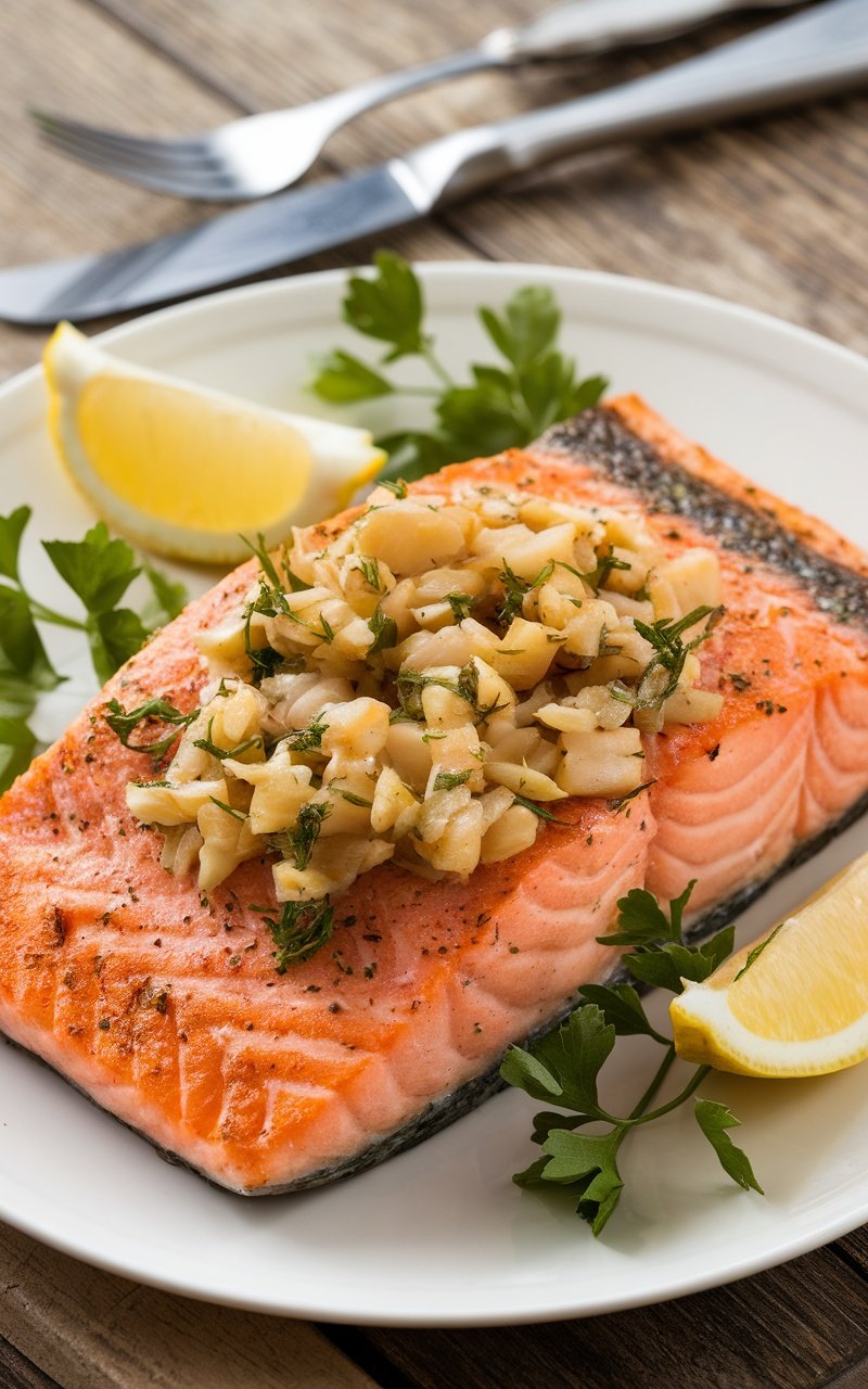 Delicious-Garlic-Butter-Salmon-with-a-Twist