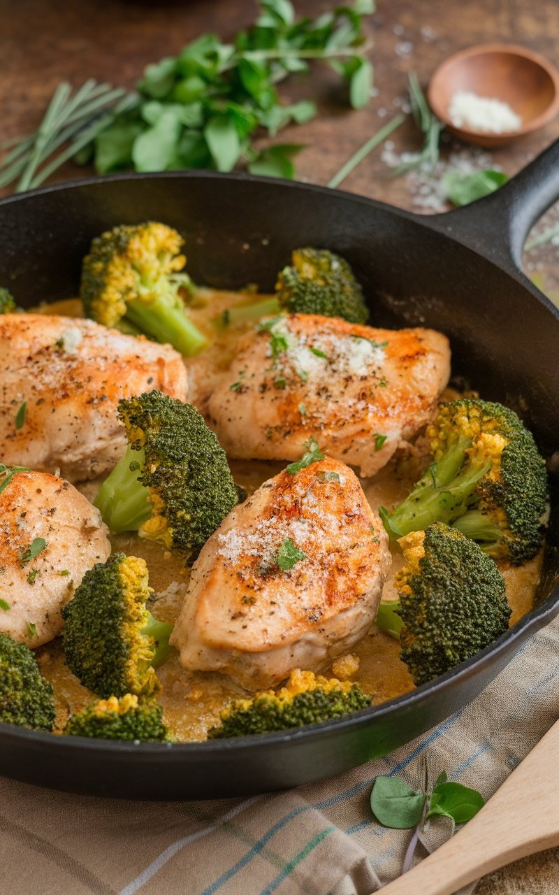 Quick-and-Tasty-Chicken-and-Broccoli-Skillet-Recipe.