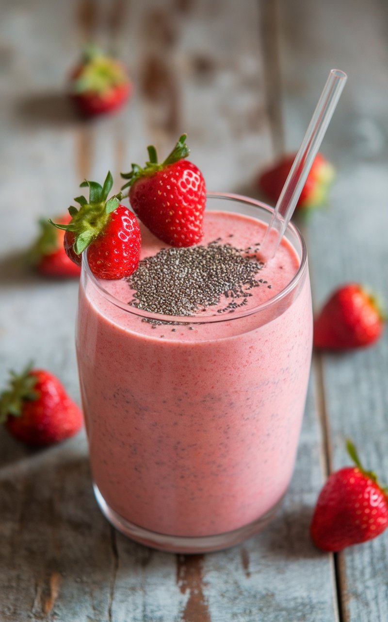 Delicious-Keto-Strawberry-Smoothie